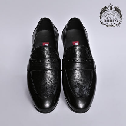 Men’s Pure Leather Formal Shoes - Classic Buckle-Free